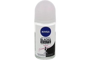 Nivea Deodorant roller invisible black & white clear