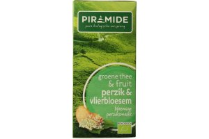 Piramide Groene Thee Perzik Vlierbloesem Bio