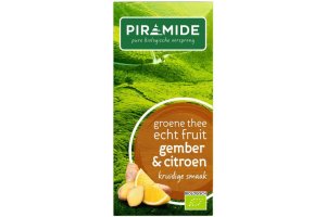 Piramide Groene Thee met Gember en Citroen Bio