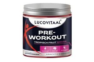 Lucovitaal Pre-Workout Tropisch Fruit Vegan