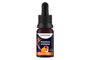 Lucovitaal Smaak Druppels Mango Perzik Vegan