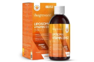 WeightWorld Liposomale vitamine D3 + K2 mk 7 2000 IE