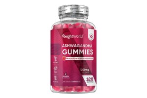 WeightWorld Ashwagandha gummies 1200 mg frambozensmaak