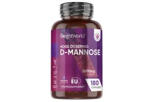 WeightWorld D mannose 2000mg 180 capsules