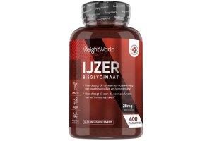 WeightWorld IJzer Tabletten 28 mg 400 stuks