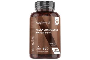 WeightWorld Lijnzaadolie softgels 1000 mg Omega 3 6 9