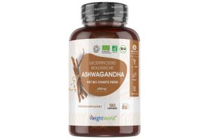 WeightWorld Ashwagandha 600mg capsules biologisch vegan