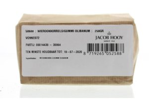 Jacob Hooy Wierookkorrels gummi olibanum