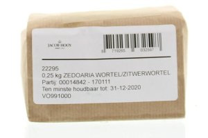 Jacob Hooy Zedoaria Wortel/Zitwerwortel