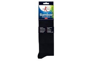 Lucovitaal Bamboe Kniesok Zwart Maat 35-38