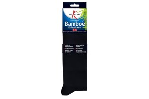 Lucovitaal Bamboe Kniesok Zwart Maat 39-42