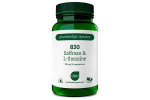 AOV 830 Saffraan & L-theanine Vegacapsules