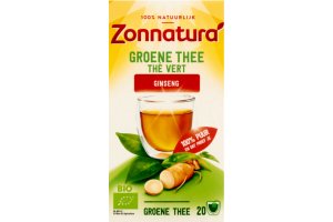 Zonnatura Groene Thee Ginseng Bio