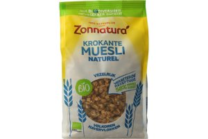 Zonnatura Krokante Muesli Naturel Biologisch