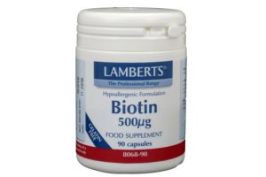 Lamberts Vitamine B8 500mcg biotine vegan capsules