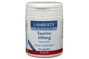 Lamberts Taurine 500mg vegan capsules