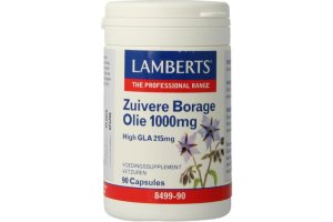 Lamberts Borageolie Starflower 1000 mg vegan capsules