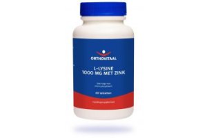 Orthovitaal L-Lysine 1000 mg met Zink
