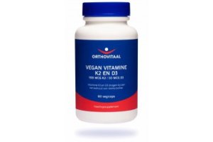 Orthovitaal Vegan Vitamine K2 100 mcg en D3 50 mcg