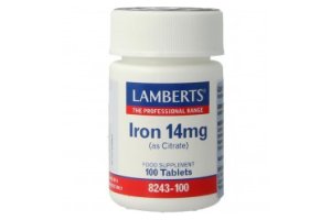 Lamberts IJzer citraat 14 mg