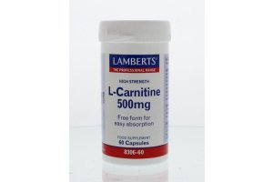 Lamberts L-Carnitine 500 mg vegan capsules