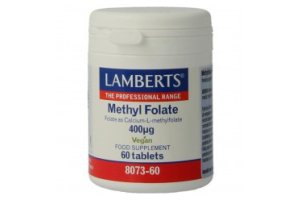 Lamberts Methylfolaat Foliumzuur 400mcg 60 tabletten